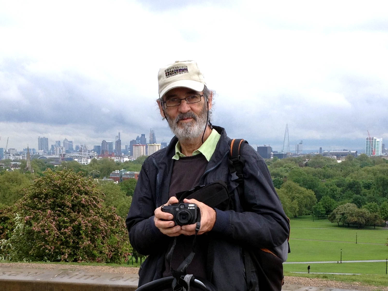 George with his camera on Primrose Hill